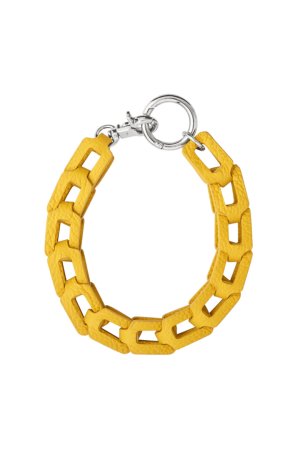 画像1: DEMIU デミュウ Hand STRAP Rectangle/サフラン{-BEA}