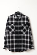 ekat エカット(UNISEX) PATCH POCKET CHECK SHIRT{-BEA}