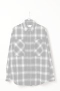   ekat エカット(UNISEX) PATCH POCKET CHECK SHIRT{-BEA}