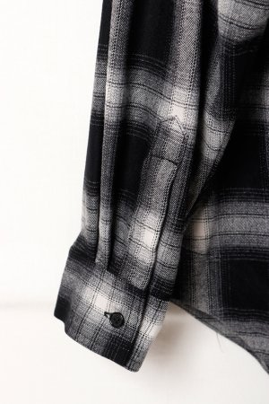 画像4: ekat エカット(UNISEX) PATCH POCKET CHECK SHIRT{-BEA}