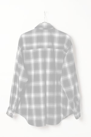 画像5:  {SOLD} ekat エカット(UNISEX) PATCH POCKET CHECK SHIRT{-BEA}