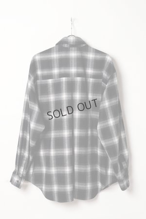 画像5: {SOLD}ekat エカット(UNISEX) PATCH POCKET CHECK SHIRT{-BEA}