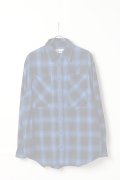   ekat エカット(UNISEX) PATCH POCKET CHECK SHIRT{-BEA}