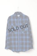 {SOLD}ekat エカット(UNISEX) PATCH POCKET CHECK SHIRT{-BEA}