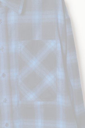 画像3:  {SOLD} ekat エカット(UNISEX) PATCH POCKET CHECK SHIRT{-BEA}