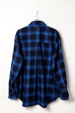 画像5: ekat エカット(UNISEX) PATCH POCKET CHECK SHIRT{-BEA}