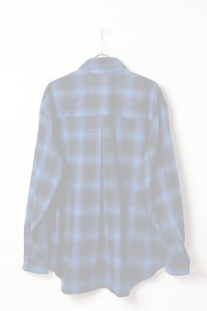 画像5:  {SOLD} ekat エカット(UNISEX) PATCH POCKET CHECK SHIRT{-BEA}