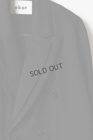 画像3: {SOLD}ekat エカット(UNISEX) DOUBLE COLLAR JACKET{-BFS}