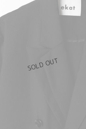 画像4: {SOLD}ekat エカット(UNISEX) DOUBLE COLLAR JACKET{-BFS}