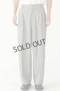 {SOLD}ekat エカット(UNISEX) COCCON TUCK TROUSERS{-BFS}
