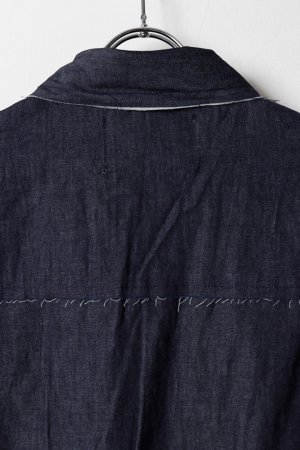 画像9: ekat エカット(UNISEX) CUT OFF DENIM SHIRT{-BFS}