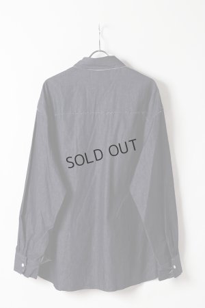画像11: ekat エカット(UNISEX) CUT OFF DENIM SHIRT{-BFS}