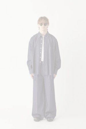 画像12:  {SOLD} ekat エカット(UNISEX) CUT OFF DENIM SHIRT{-BFS}