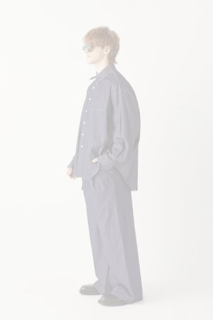 画像14:  {SOLD} ekat エカット(UNISEX) CUT OFF DENIM SHIRT{-BFS}