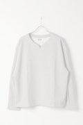   ekat エカット(UNISEX) V NECK DROST SWEAT{-BFS}