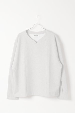 画像1:   ekat エカット(UNISEX) V NECK DROST SWEAT{-BFS}
