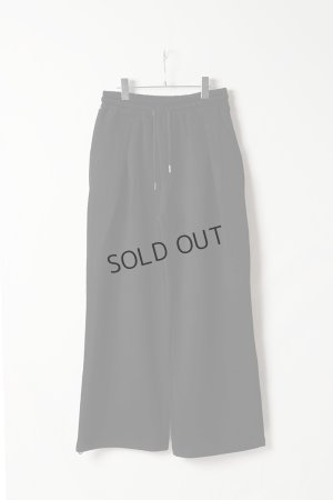 画像1: {SOLD}ekat エカット(UNISEX) FRONT TUCK WIDE SWEAT PANTS{-BFS}