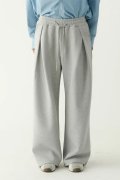 ekat エカット(UNISEX) FRONT TUCK WIDE SWEAT PANTS{-BFS}