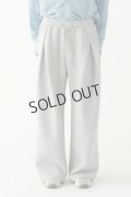 ekat エカット(UNISEX) FRONT TUCK WIDE SWEAT PANTS{-BFS}