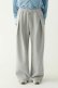 画像1: ekat エカット(UNISEX) FRONT TUCK WIDE SWEAT PANTS{-BFS} (1)
