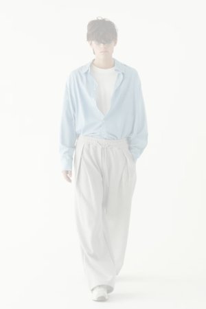 画像3:   ekat エカット(UNISEX) FRONT TUCK WIDE SWEAT PANTS{-BFS}