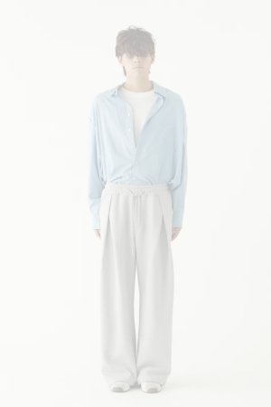 画像4:   ekat エカット(UNISEX) FRONT TUCK WIDE SWEAT PANTS{-BFS}