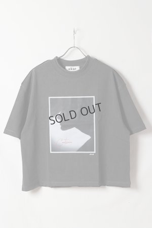 画像1: {SOLD}ekat エカット(UNISEX) SHADOW LAYERED T SHIRTS{-BFS}