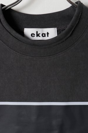 画像2: ekat エカット(UNISEX) SHADOW LAYERED T SHIRTS{-BFS}