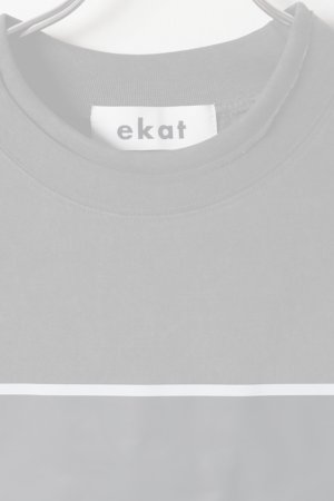 画像2:  {SOLD} ekat エカット(UNISEX) SHADOW LAYERED T SHIRTS{-BFS}
