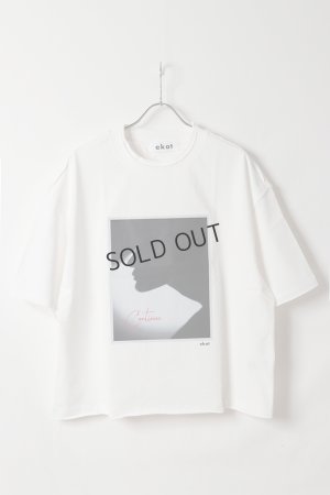 画像1: {SOLD}ekat エカット(UNISEX) SHADOW LAYERED T SHIRTS{-BFS}