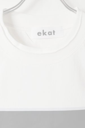 画像2:  {SOLD} ekat エカット(UNISEX) SHADOW LAYERED T SHIRTS{-BFS}
