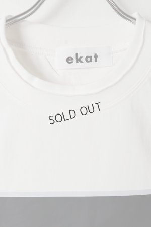 画像2: {SOLD}ekat エカット(UNISEX) SHADOW LAYERED T SHIRTS{-BFS}