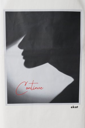 画像3: ekat エカット(UNISEX) SHADOW LAYERED T SHIRTS{-BFS}