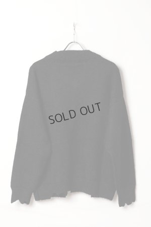 画像6: ekat エカット(UNISEX) DAMAGE V NECK KNIT{-BEA}