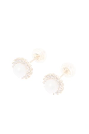画像1:   Enasoluna エナソルーナ フォーエバーパールピアス（両耳）{-ACS}