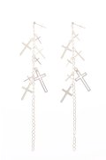   Enasoluna エナソルーナ Greed cross pierced グリードクロスピアス{-ADS}