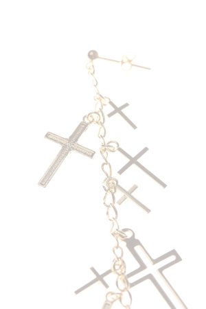 画像2:   Enasoluna エナソルーナ Greed cross pierced グリードクロスピアス{-ADS}