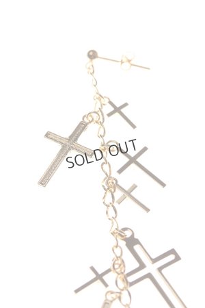 画像2: {SOLD}Enasoluna エナソルーナ Greed cross pierced グリードクロスピアス{-ADS}