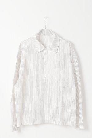 画像1:  {SOLD} ekat エカット(UNISEX) PETALUM CREPE SHIRT{-BFS}