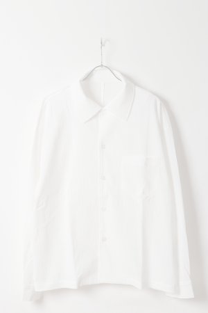 画像1:  {SOLD} ekat エカット(UNISEX) PETALUM CREPE SHIRT{-BFS}