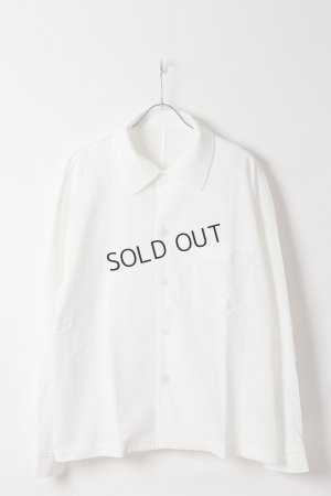 画像1: {SOLD}ekat エカット(UNISEX) PETALUM CREPE SHIRT{-BFS}