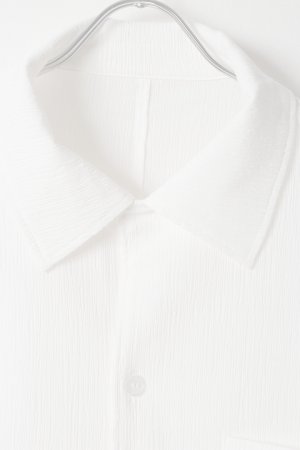 画像2:  {SOLD} ekat エカット(UNISEX) PETALUM CREPE SHIRT{-BFS}