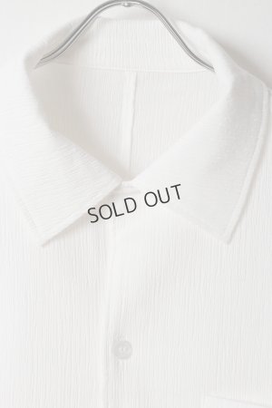 画像2: {SOLD}ekat エカット(UNISEX) PETALUM CREPE SHIRT{-BFS}