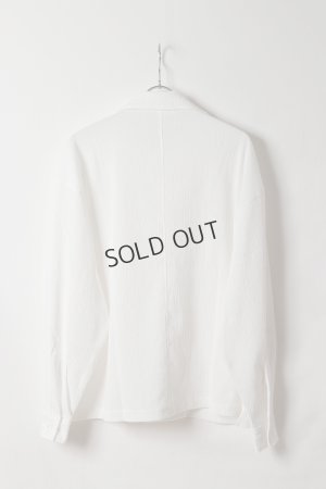 画像6: {SOLD}ekat エカット(UNISEX) PETALUM CREPE SHIRT{-BFS}
