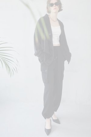 画像1:   ekat エカット(UNISEX) SAFARI DROST CARGO PANTS{-BEA}