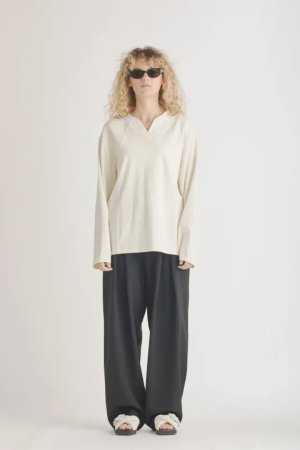 画像8: ekat エカット(UNISEX) 3D PATTERN U NECK TOPS{-BEA}