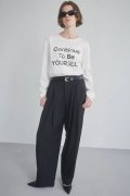 ekat エカット(UNISEX) DOUBLE TUCK WIDE PANTS{-BEA}
