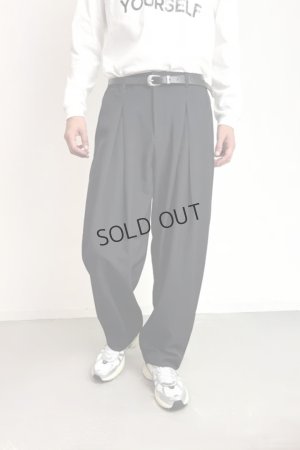 画像12: {SOLD}ekat エカット(UNISEX) DOUBLE TUCK WIDE PANTS{-BEA}
