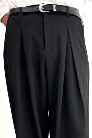 画像13: ekat エカット(UNISEX) DOUBLE TUCK WIDE PANTS{-BEA}