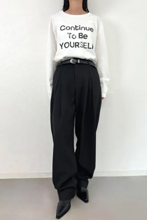 画像14: ekat エカット(UNISEX) DOUBLE TUCK WIDE PANTS{-BEA}